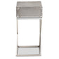 Baxton Studio William Modern French Industrial Silver Metal 1-Drawer End Table | Cabinets | Modishstore - 7