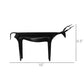 Rustic Reindeer, Iron - Large - Black Set Of 4 By HomArt | Animals & Pets | Modishstore - 4