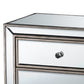 Baxton Studio Fadri Contemporary Glam and Luxe Mirrored 2-Drawer End Table | Cabinets | Modishstore - 7