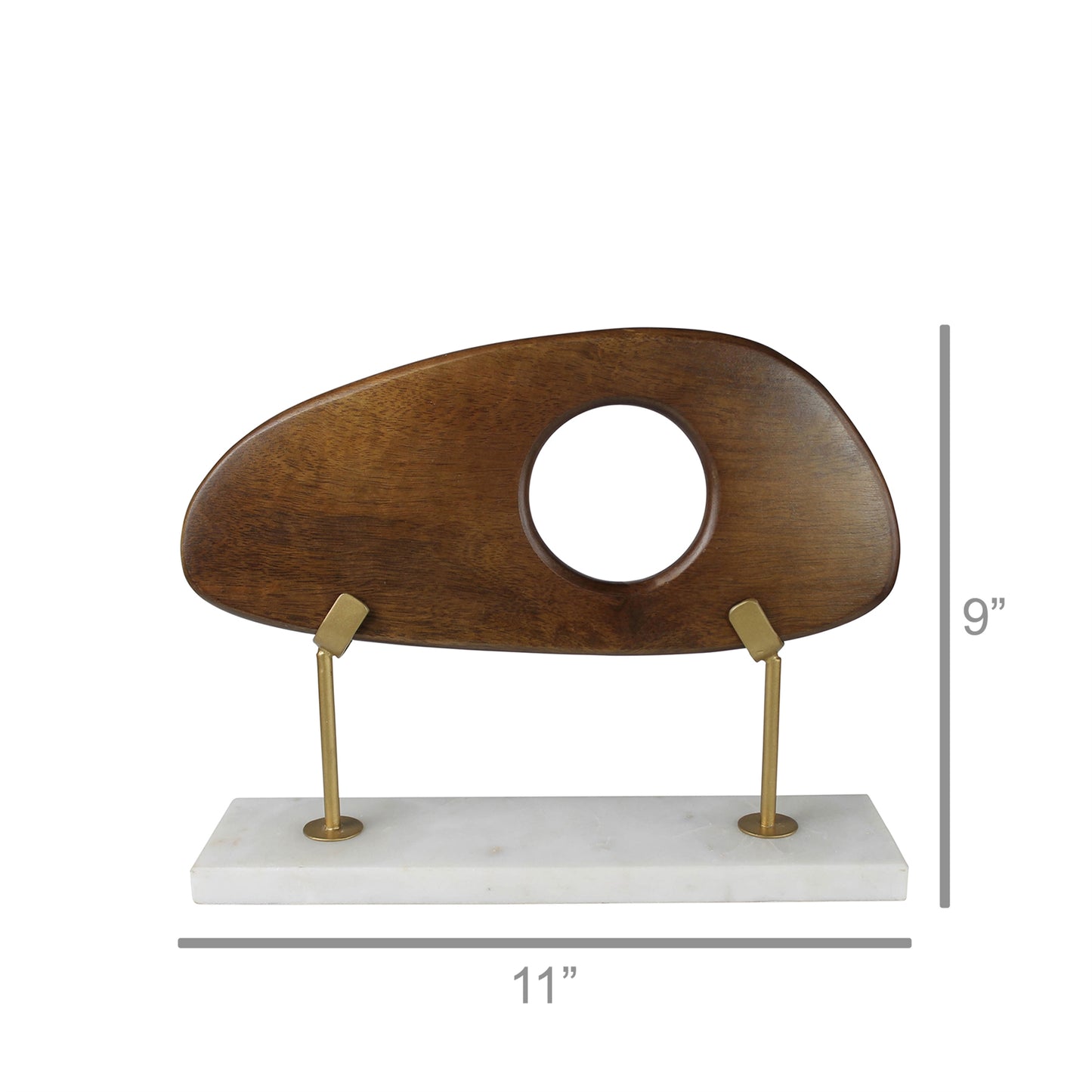 Olav Wood Object - Horizontal Set Of 4 By HomArt | Sculptures | Modishstore - 2