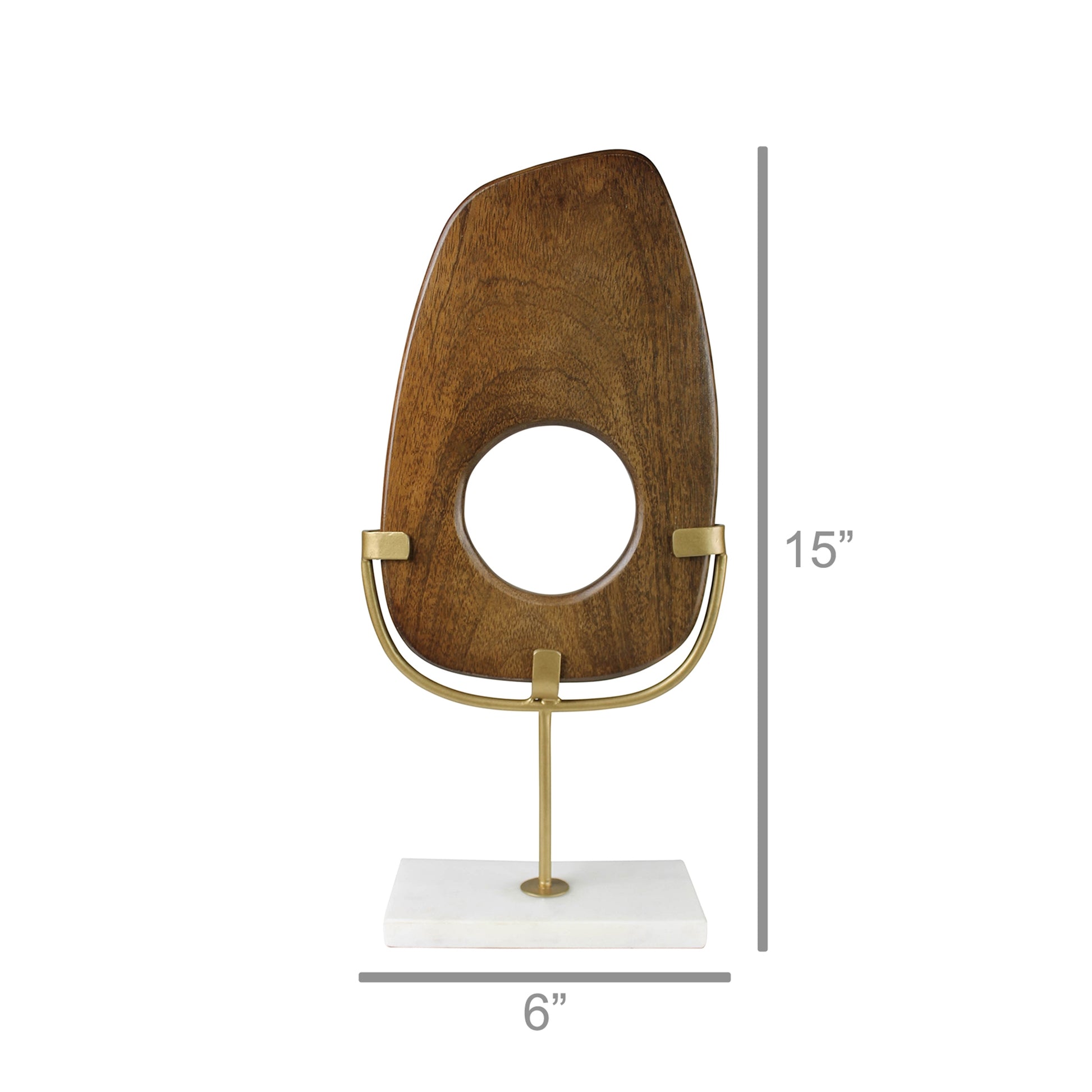 Olav Wood Object - Vertical Set Of 4 By HomArt | Sculptures | Modishstore - 2
