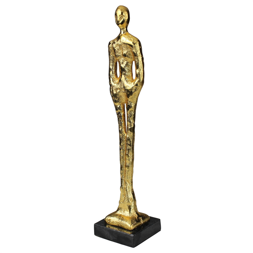 Statue, Gold - Small Set Of 4 By HomArt | Sculptures | Modishstore - 4