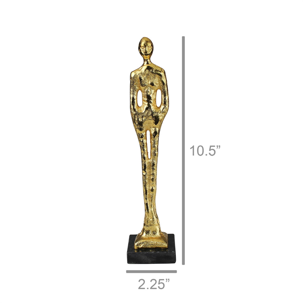 Statue, Gold - Small Set Of 4 By HomArt | Sculptures | Modishstore - 6
