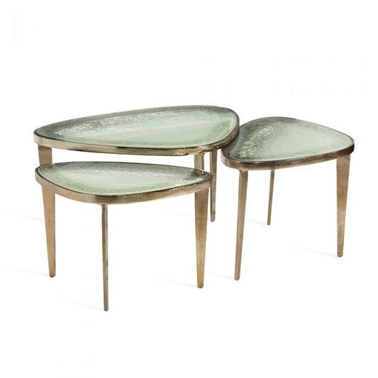 Jan Bunching Cocktail Tables S/3 By Interlude Home | Nesting Tables | Modishstore