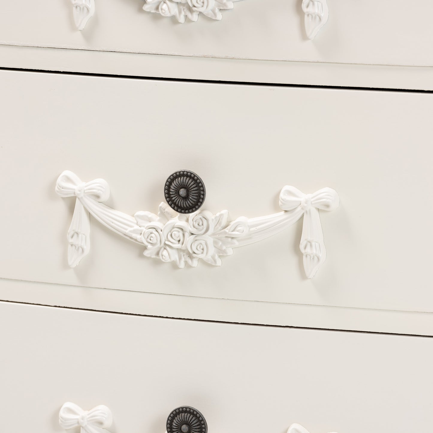 Baxton Studio Callen Classic and Traditional White Finished Wood 3-Drawer End Table | Cabinets | Modishstore - 8