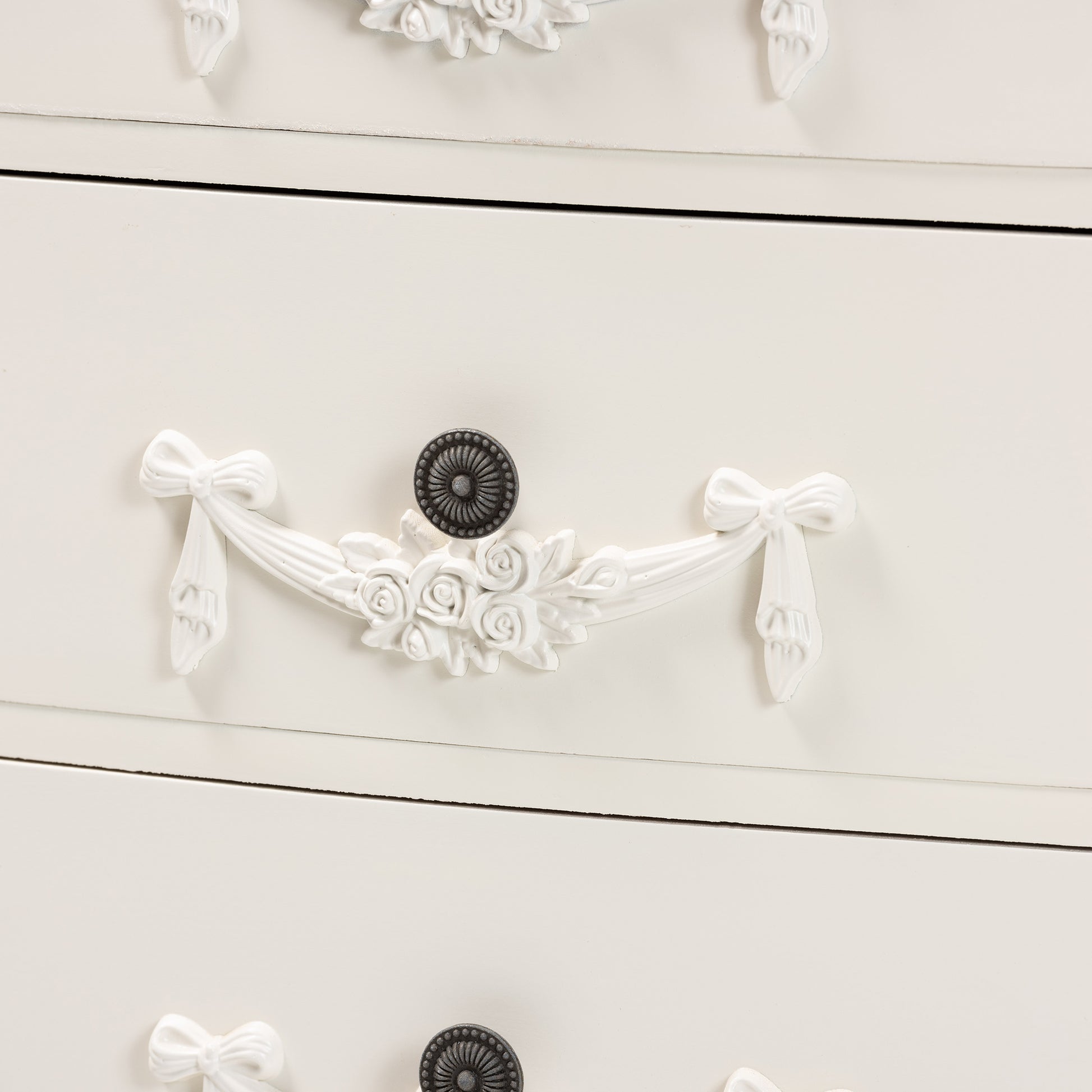 Baxton Studio Callen Classic and Traditional White Finished Wood 3-Drawer End Table | Cabinets | Modishstore - 8