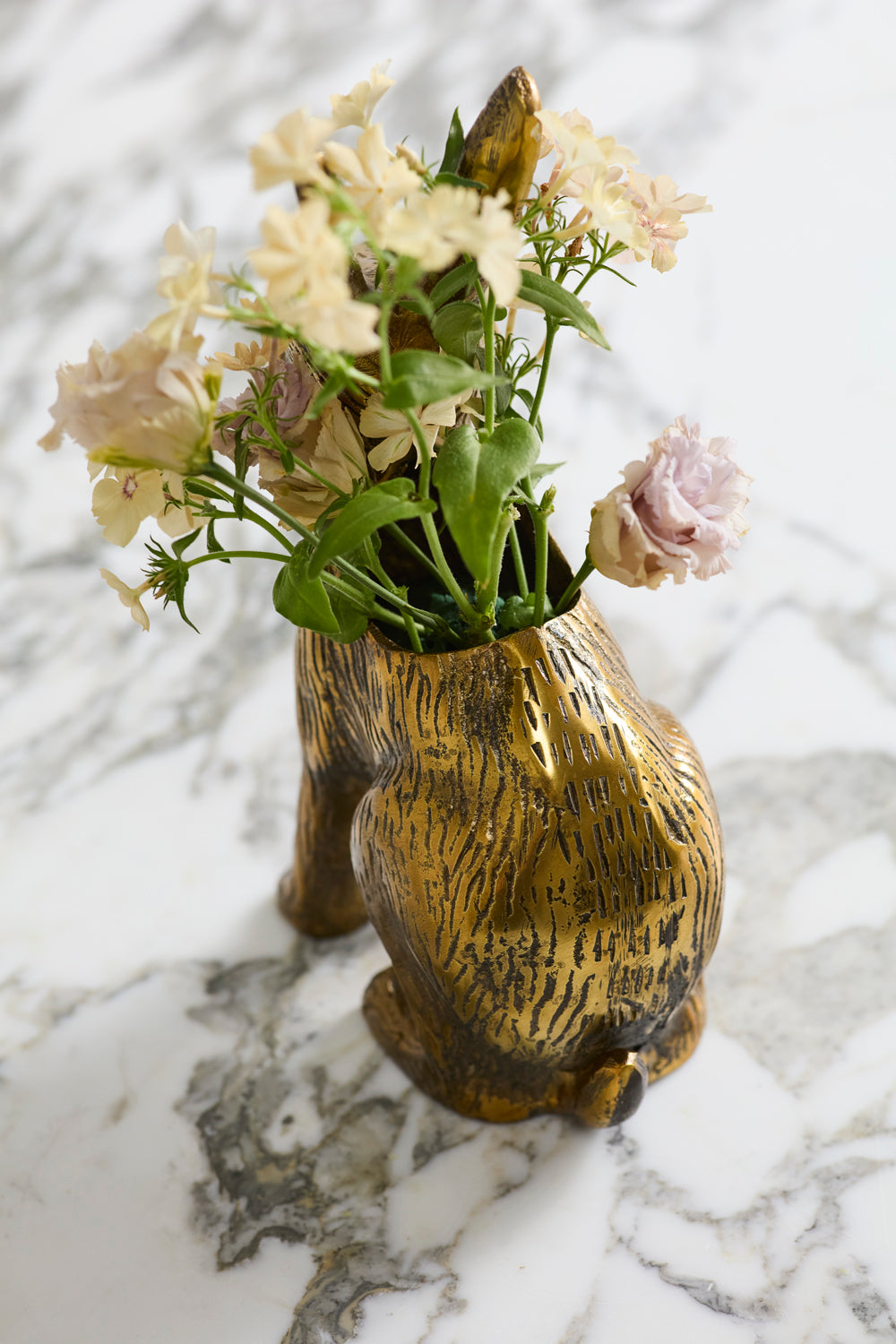 Golden Hare Vase Set of 2 By Accent Decor | Vases | Modishstore - 4
