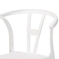 Baxton Studio Warner Modern and Contemporary White Plastic 4-Piece Dining Chair Set | Dining Chairs | Modishstore - 4