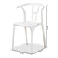 Baxton Studio Warner Modern and Contemporary White Plastic 4-Piece Dining Chair Set | Dining Chairs | Modishstore - 8