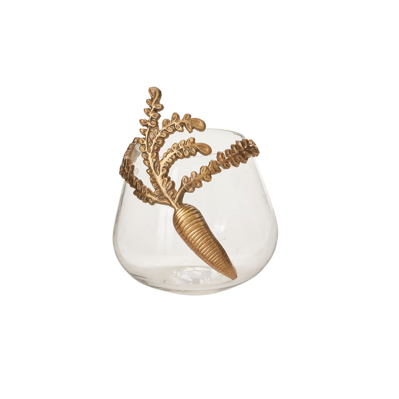 Gilded Carrot Collection Set of 2 By Accent Decor | Planters, Troughs & Cachepots | Modishstore - 2