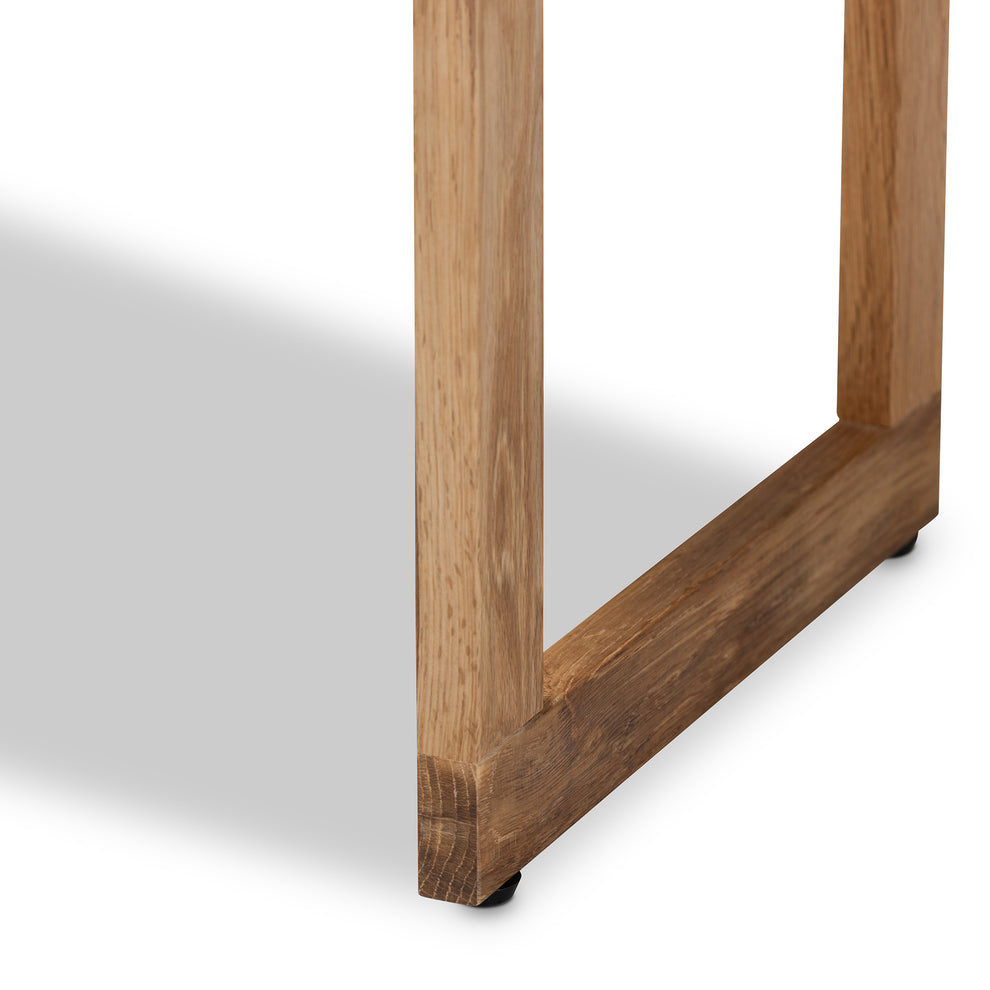 Baxton Studio Kaleb Rustic Mid-Century Modern Oak Brown Finished Wood Bench | Benches | Modishstore - 6