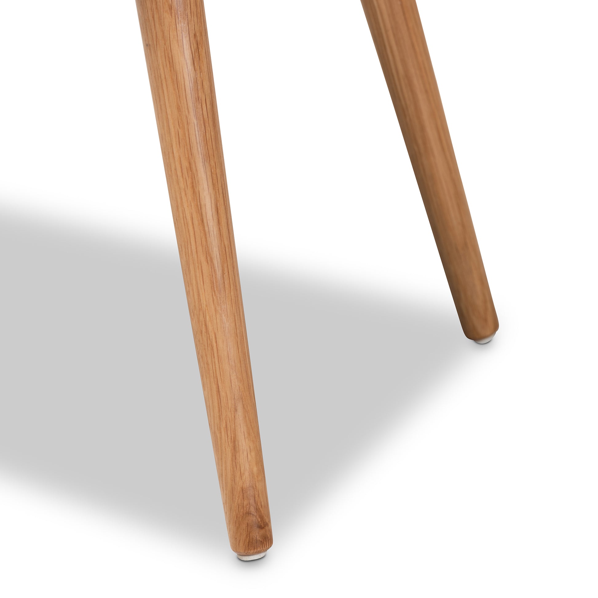 Baxton Studio Banner Mid-Century Modern Light Brown Fabric Upholstered and Oak Brown Finished Wood Accent Bench | Benches | Modishstore - 8