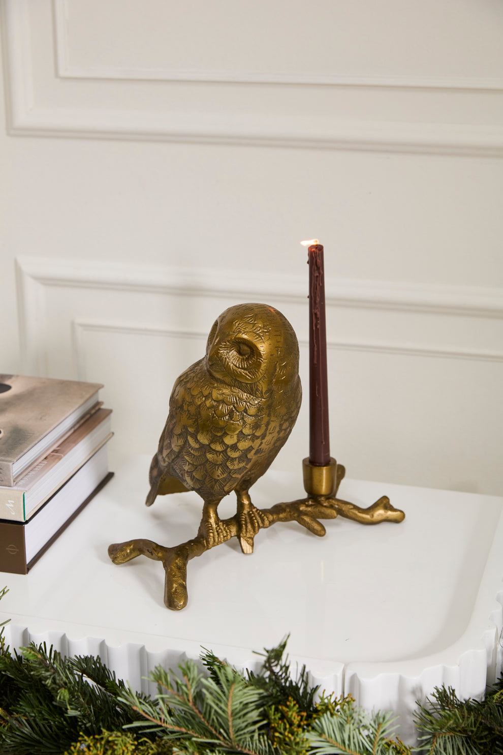 Owl's Watch Candleholder By Accent Decor | Candle Holders | Modishstore - 4