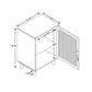 Baxton Studio Maclean Mid-Century Modern Rattan and Natural Brown Finished Wood 1-Door End Table | Cabinets | Modishstore - 4