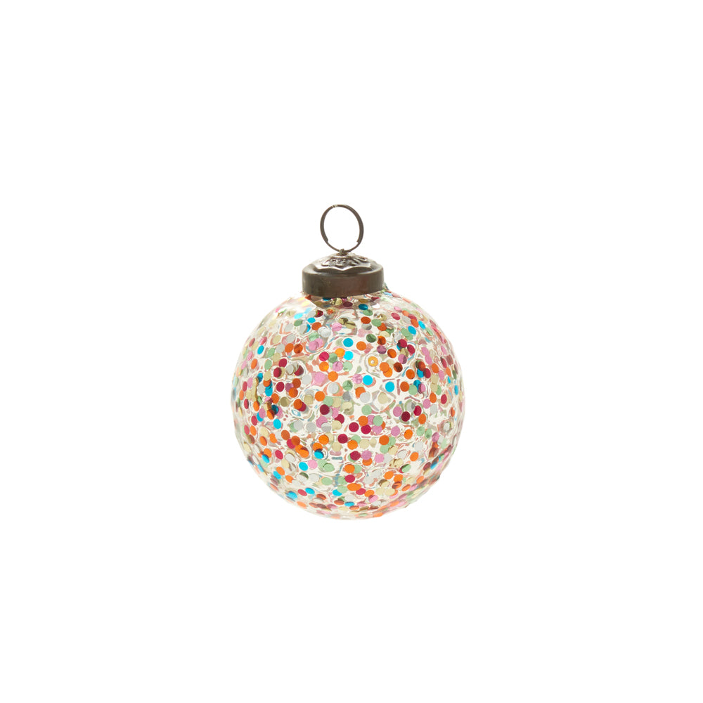 Rainbow Glitter Ornament Set of 8 By Accent Decor | Ornaments | Modishstore - 2