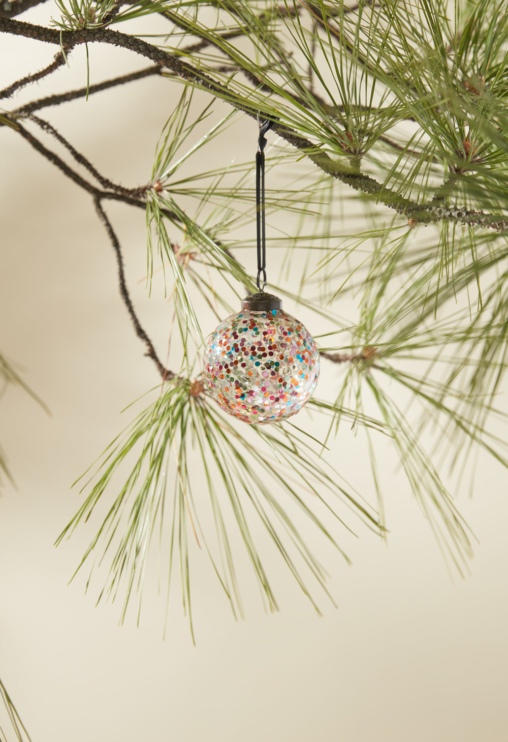 Rainbow Glitter Ornament Set of 8 By Accent Decor | Ornaments | Modishstore - 4