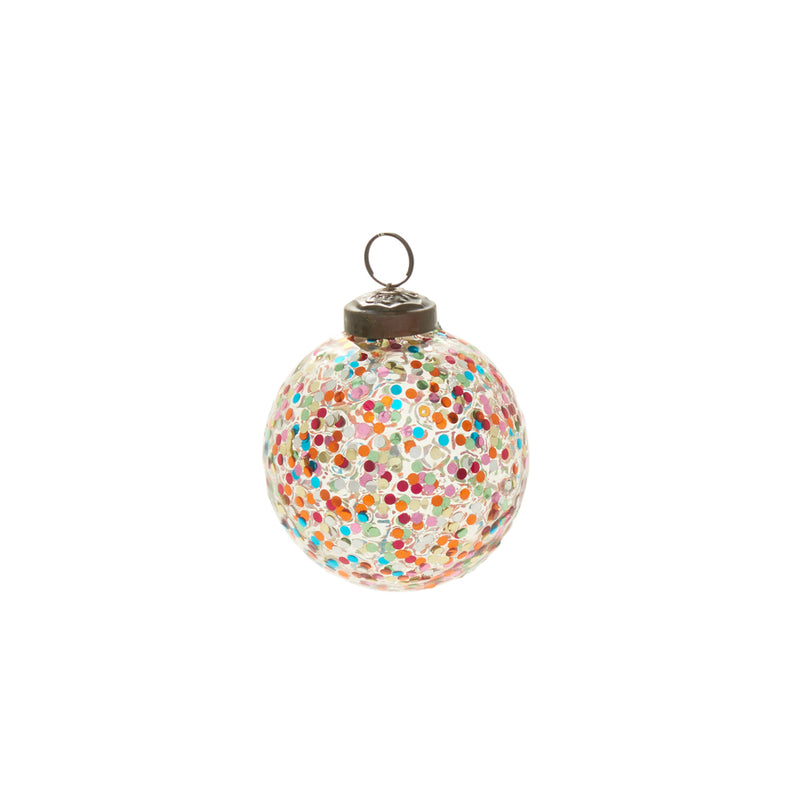 Rainbow Glitter Ornament Set of 8 By Accent Decor | Ornaments | Modishstore - 2