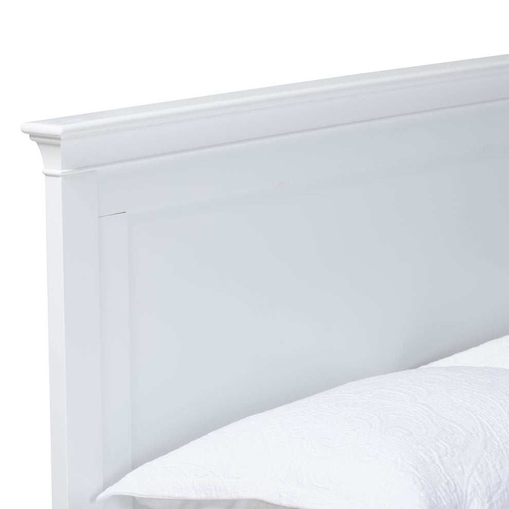 Baxton Studio Ceri Classic and Traditional White Finished Wood Twin Size Daybed | Daybeds | Modishstore - 5