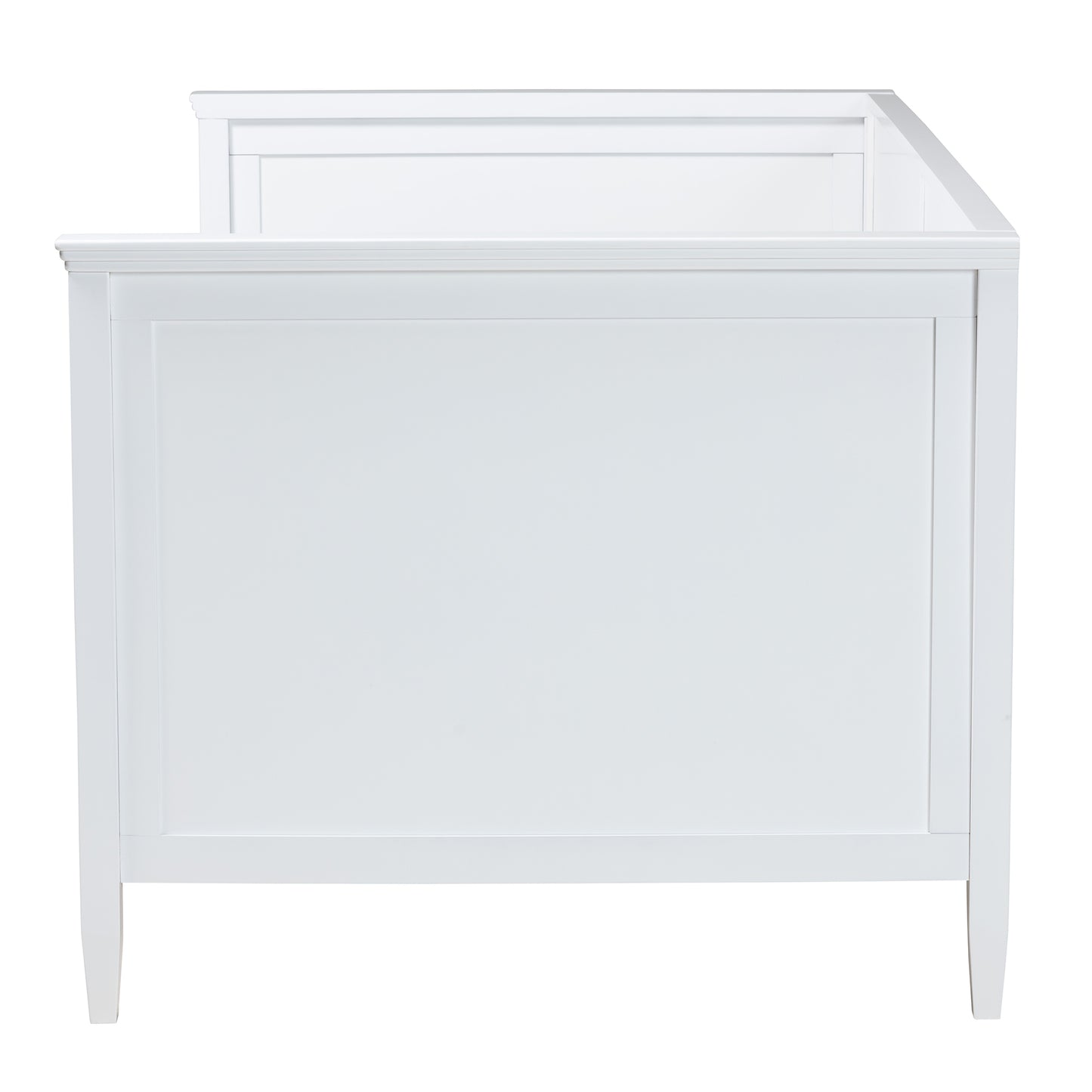 Baxton Studio Viva Classic and Traditional White Finished Wood Twin Size Daybed | Daybeds | Modishstore - 3