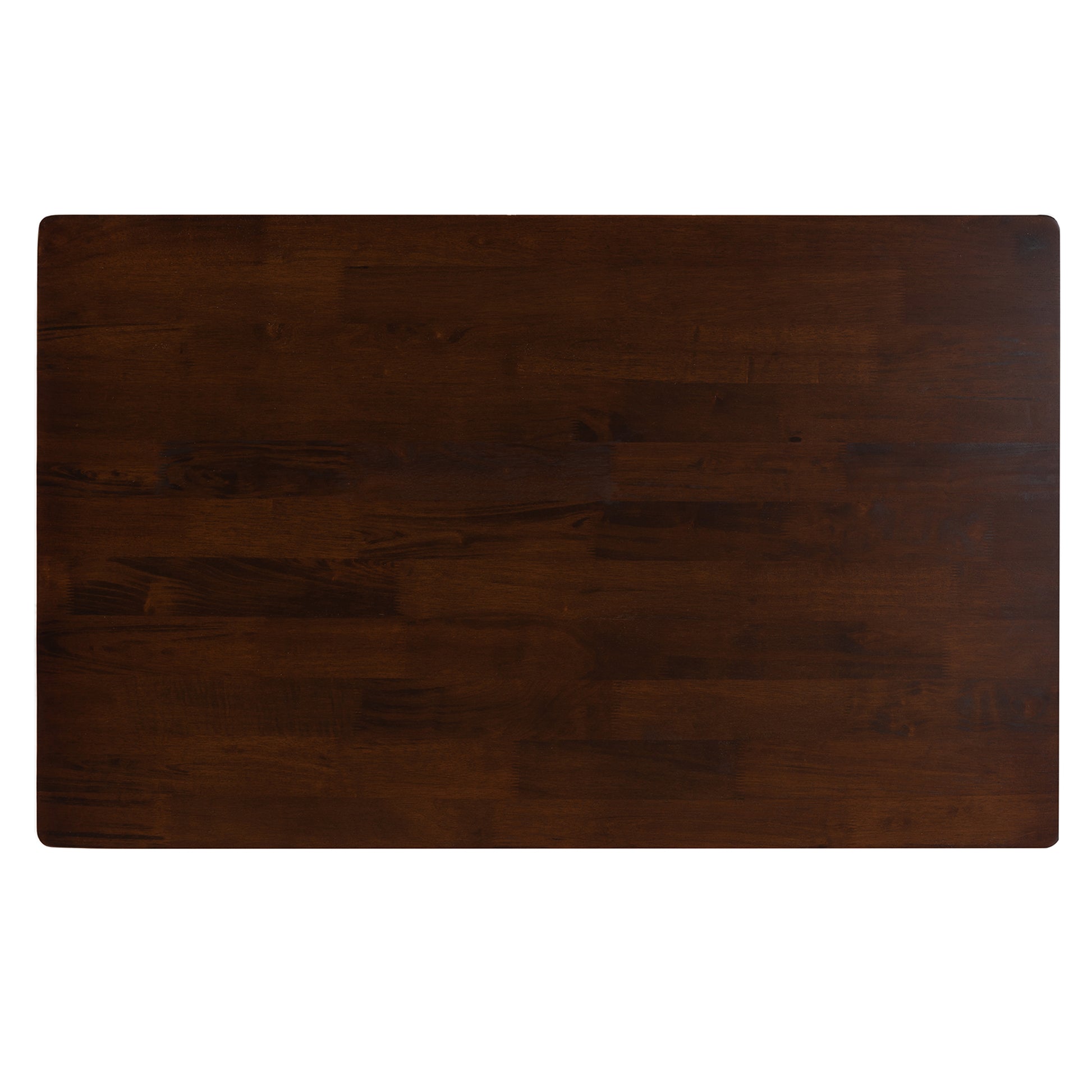 Baxton Studio Carola Mid-Century Modern Warm Grey Fabric and Dark Brown Finished Wood 5-Piece Dining Chair Set | Dining Sets | Modishstore - 7