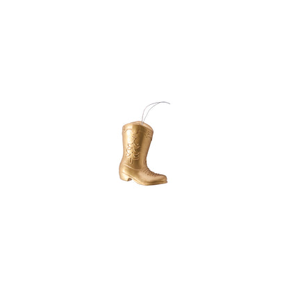 Golden Boot Ornament Set of 8 By Accent Decor | Ornaments | Modishstore - 2
