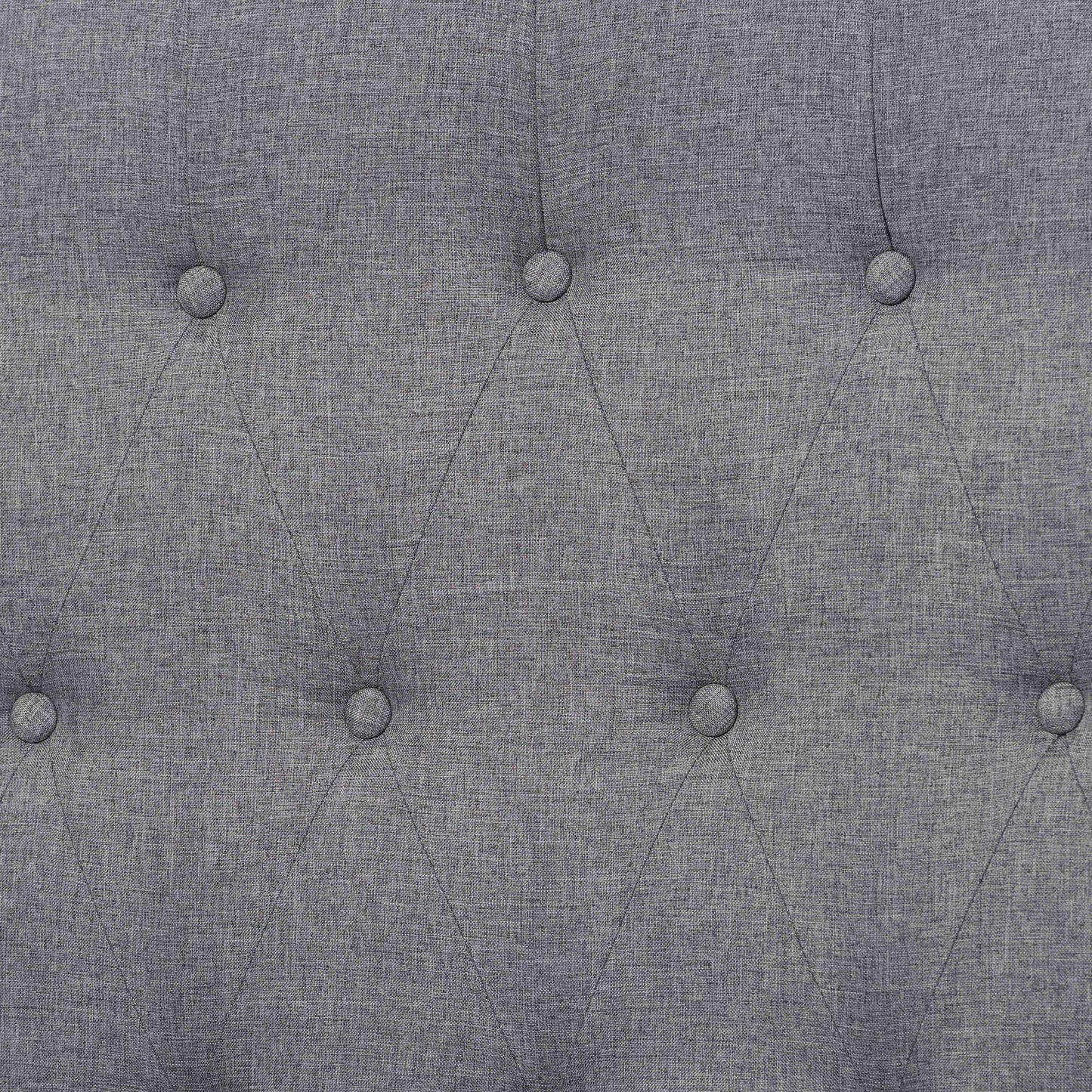 Baxton Studio Bellini Classic and Traditional Grey Fabric and Walnut Brown Finished Wood Queen Size Platform Bed | Beds | Modishstore - 7