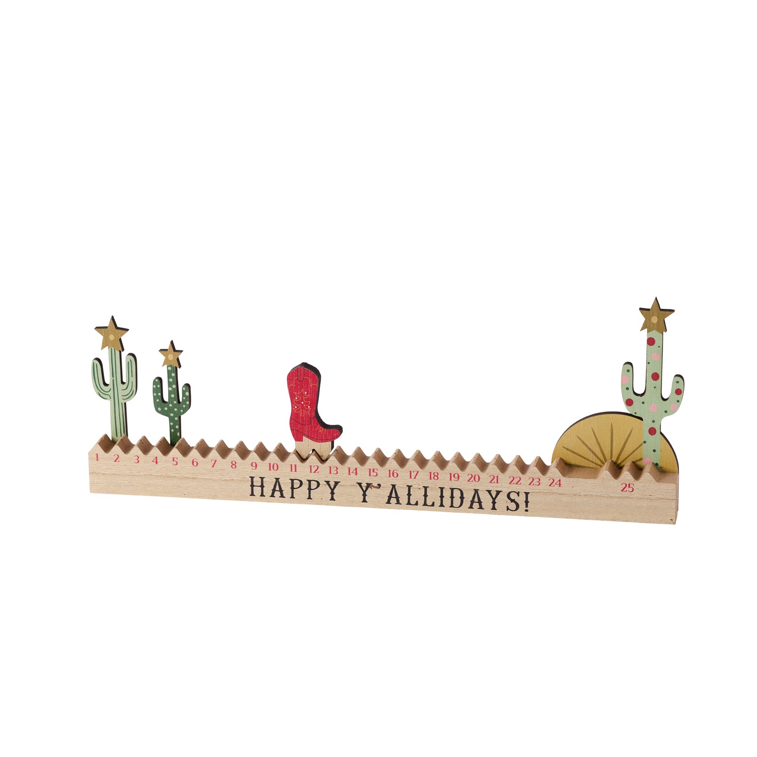 Western Winter Advent Calendar Set of 8 By Accent Decor | Planters, Troughs & Cachepots | Modishstore - 2