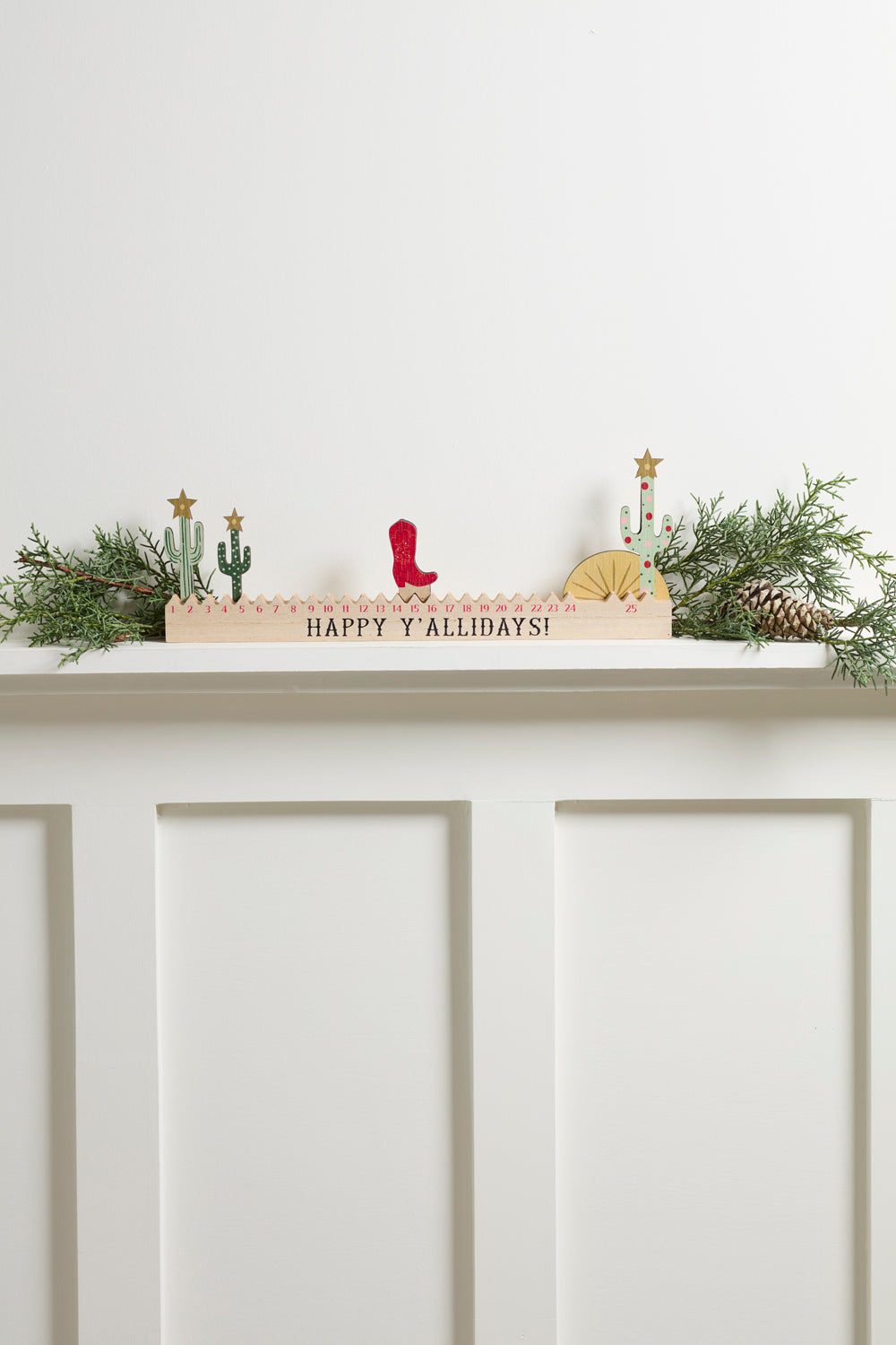 Western Winter Advent Calendar Set of 8 By Accent Decor | Planters, Troughs & Cachepots | Modishstore - 7