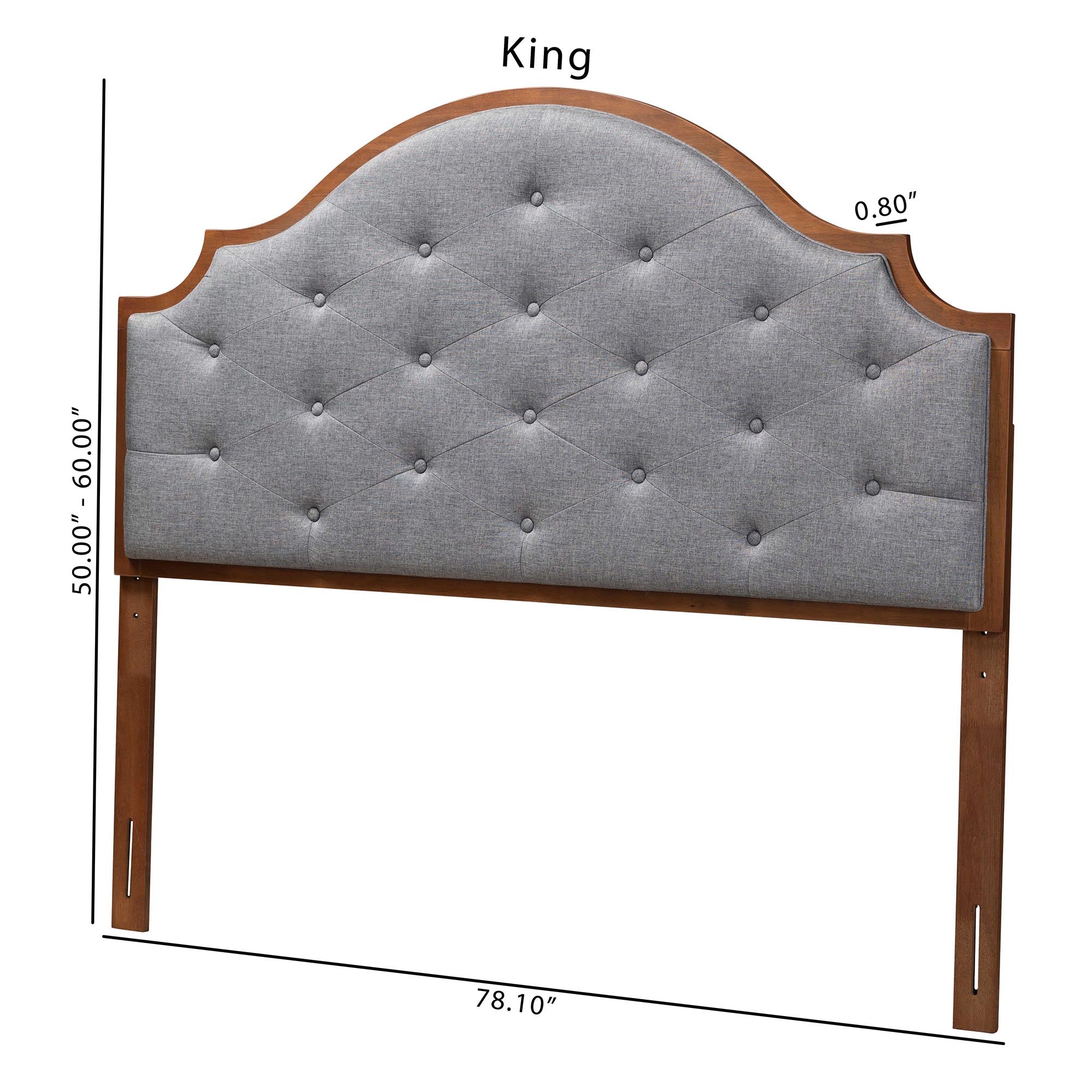 Baxton Studio Premala Headboard - Thumbnail 2