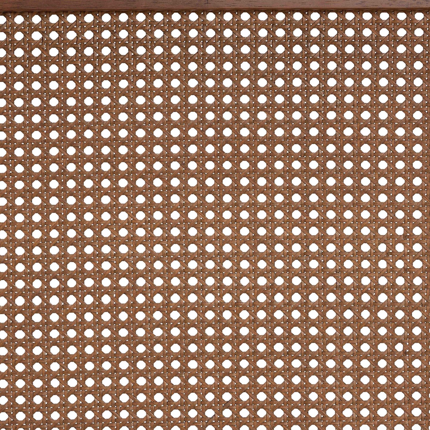 Baxton Studio Prewitt Mid-Century Modern Ash Walnut Finished Wood Queen Size Headboard with Rattan | Headboards | Modishstore - 5