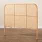 Baxton Studio bali & pari Linette Modern Bohemian Natural Rattan Queen Size Standalone Headboard | Headboards | Modishstore - 9