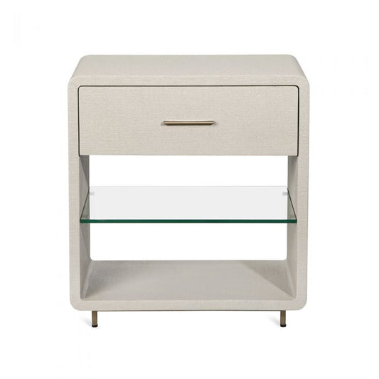Alma Bedside Chest  - Sand By Interlude Home | Nightstands | Modishstore