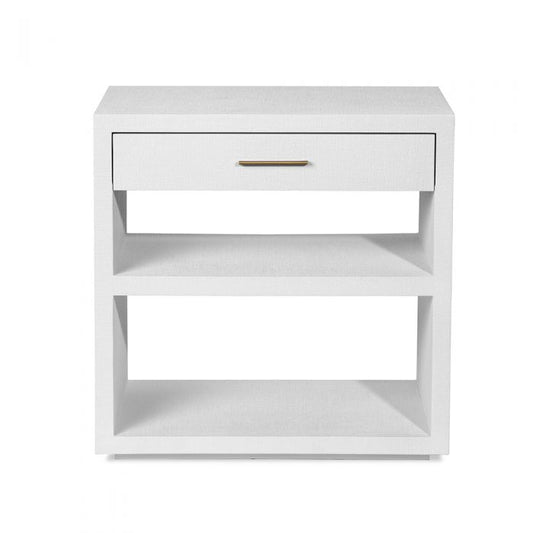 Livia Bedside Chest - White By Interlude Home | Nightstands | Modishstore