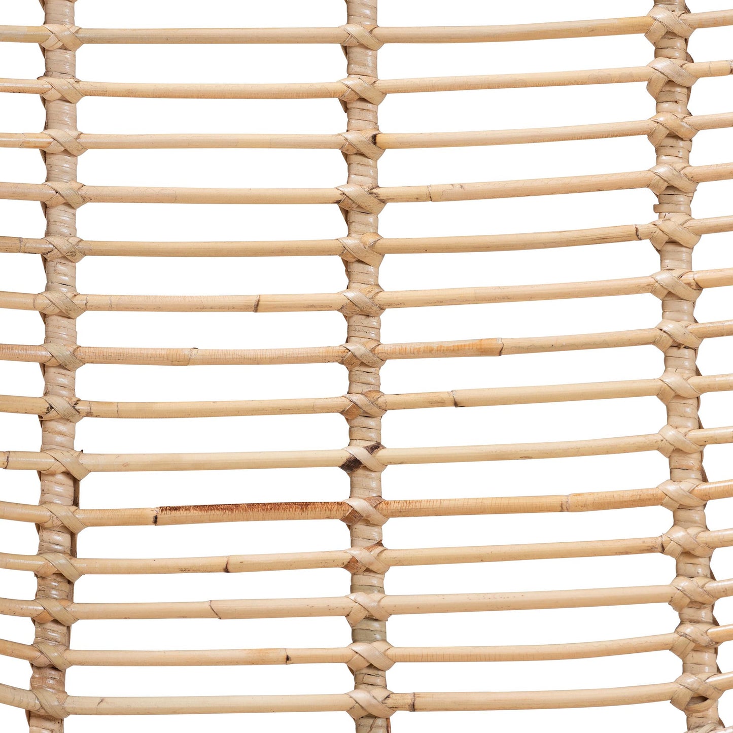 Baxton Studio Manhattan Modern Bohemian Rattan and Natural Oak Finished Wood 5-Piece Dining Set | Dining Sets | Modishstore - 10