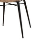 Baxton Studio bali & pari Ballerina Modern Bohemian Greywashed Rattan and Black Metal 2-Piece Dining Chair Set | Dining Chairs | Modishstore - 6