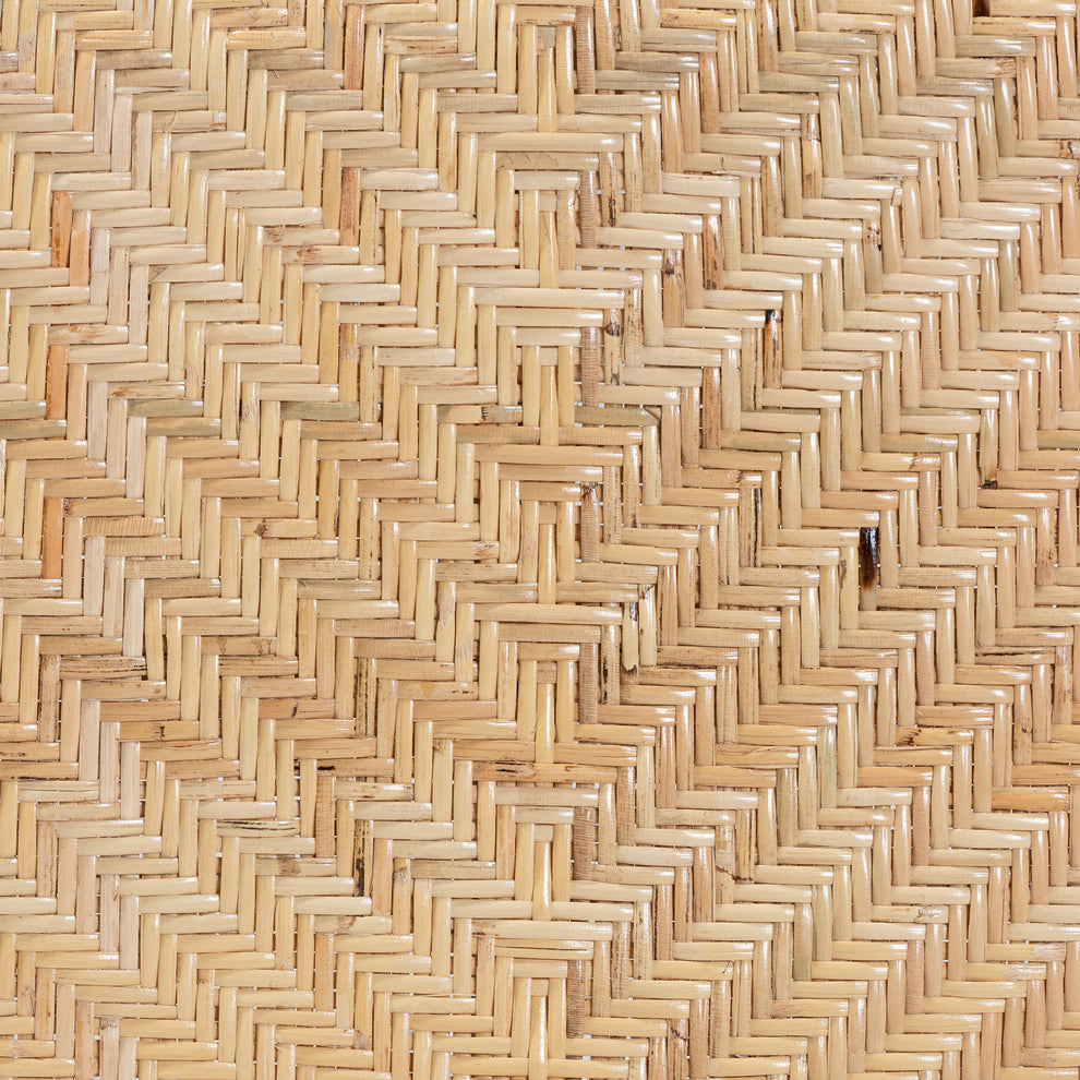 Baxton Studio bali & pari Kobe Mid-Century Modern Natural Brown Finished Wood and Rattan Dining Chair | Dining Chairs | Modishstore - 8