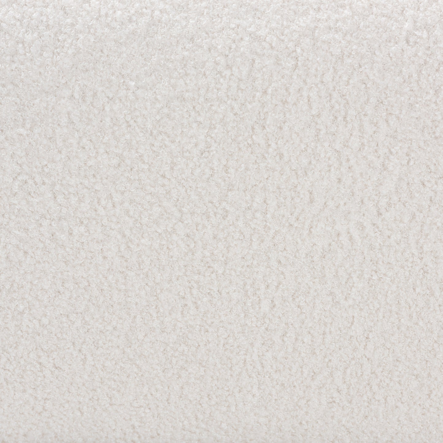 Baxton Studio Athena Modern and Contemporary Ivory Boucle Upholstered and Black Finished Wood Square Ottoman | Ottomans | Modishstore - 6