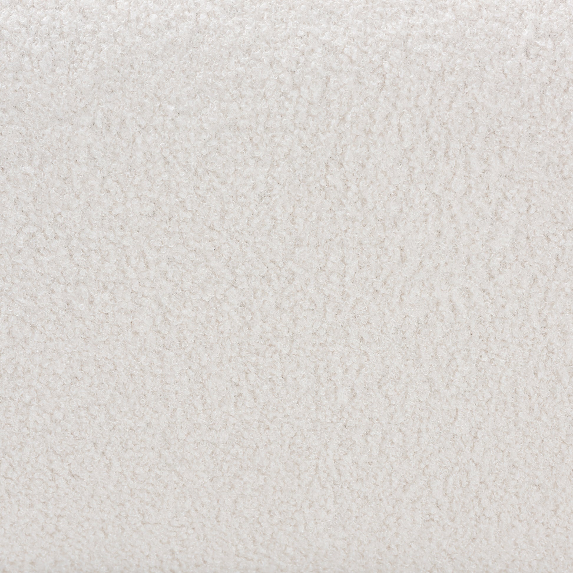 Baxton Studio Athena Modern and Contemporary Ivory Boucle Upholstered and Black Finished Wood Square Ottoman | Ottomans | Modishstore - 6