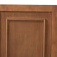 Baxton Studio Giordano Classic and Traditional Ash Walnut Finished Wood Full Size Headboard | Headboards | Modishstore - 4