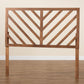 Baxton Studio Belisma Modern and Contemporary Ash Walnut Finished Wood King Size Headboard | Headboards | Modishstore - 6