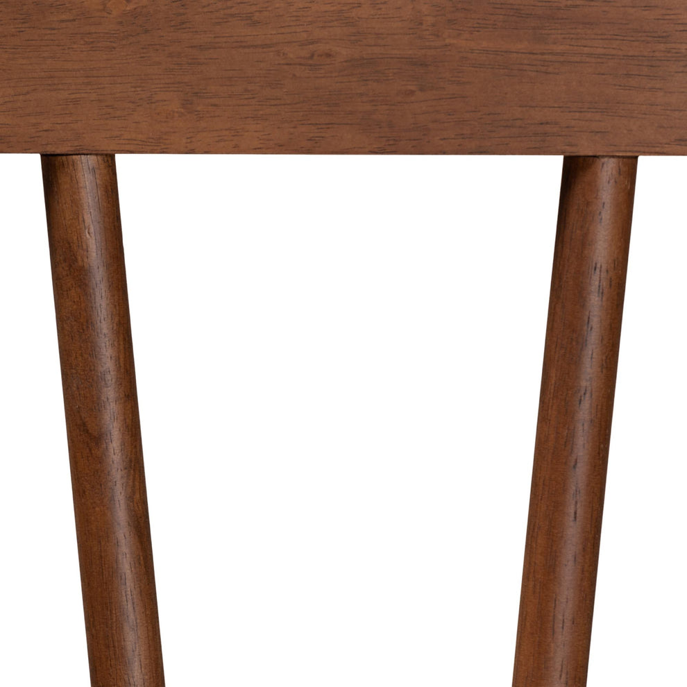 Baxton Studio Rahela Mid-Century Modern Ash Walnut Finished Wood Queen Size Headboard | Headboards | Modishstore - 5