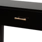 Baxton Studio bali & pari Freya Modern Bohemian Black Finished Bayur Wood 1-Drawer Console Table | Console Tables | Modishstore - 8