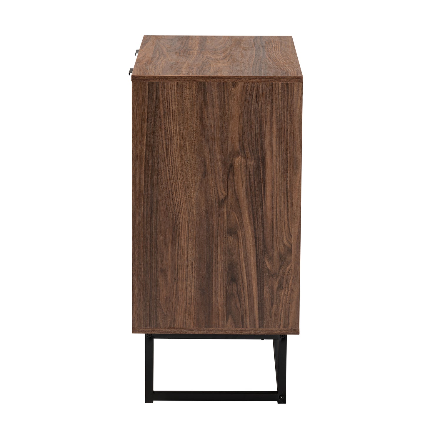 Baxton Studio Sadia Modern Walnut Brown Finished Wood Storage Cabinet | Cabinets | Modishstore - 5