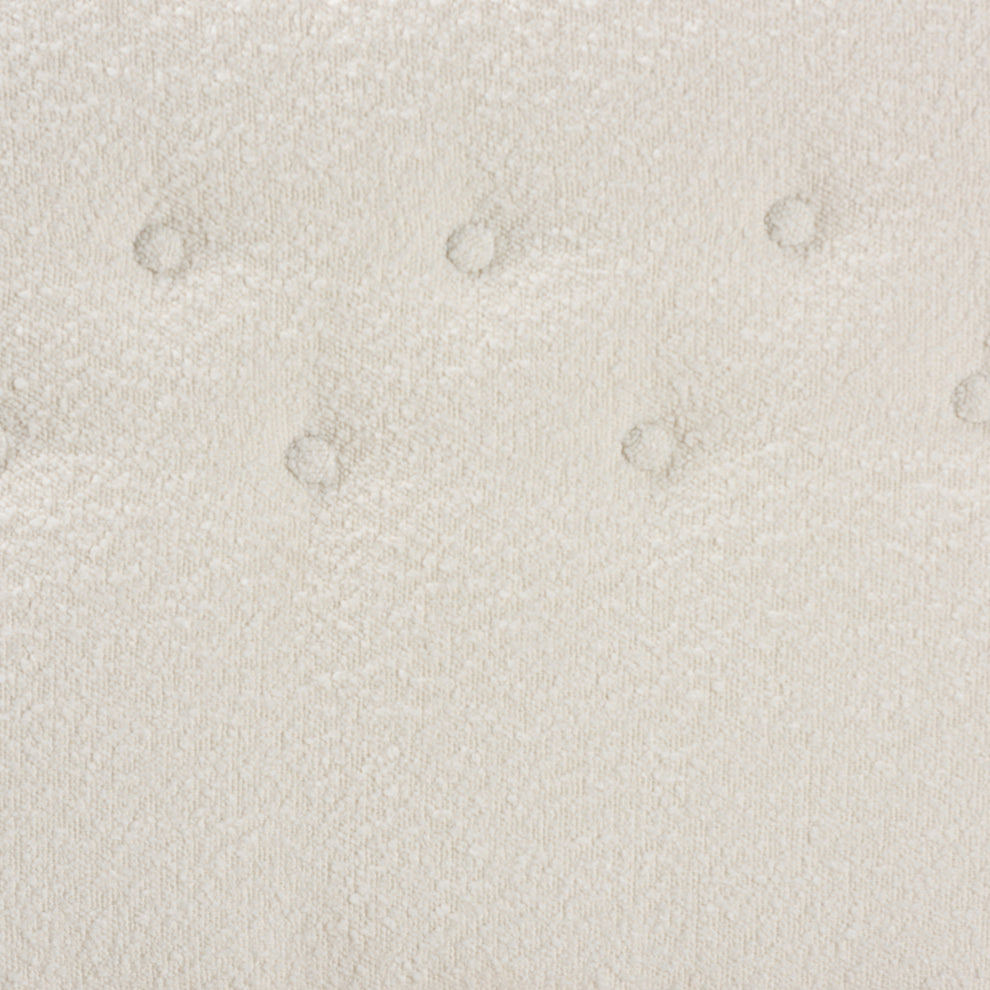 Baxton Studio Brantley Modern Cream Boucle Fabric Queen Size Headboard | Headboards | Modishstore - 5