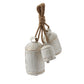 Gathered Hanging Bells Set of 2 By Accent Decor | Decor | Modishstore - 2