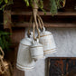 Gathered Hanging Bells Set of 2 By Accent Decor | Decor | Modishstore - 5