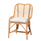 Baxton Studio bali & pari Arween Modern Bohemian Natural Brown Rattan Dining Chair | Dining Chairs | Modishstore - 2