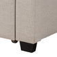 Baxton Studio Coronado Mid-Century Modern Transitional Beige Fabric Full Size 3-Drawer Storage Platform Bed | Beds | Modishstore - 10