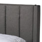 Baxton Studio Coronado Mid-Century Modern Transitional Beige Fabric Full Size 3-Drawer Storage Platform Bed | Beds | Modishstore - 17
