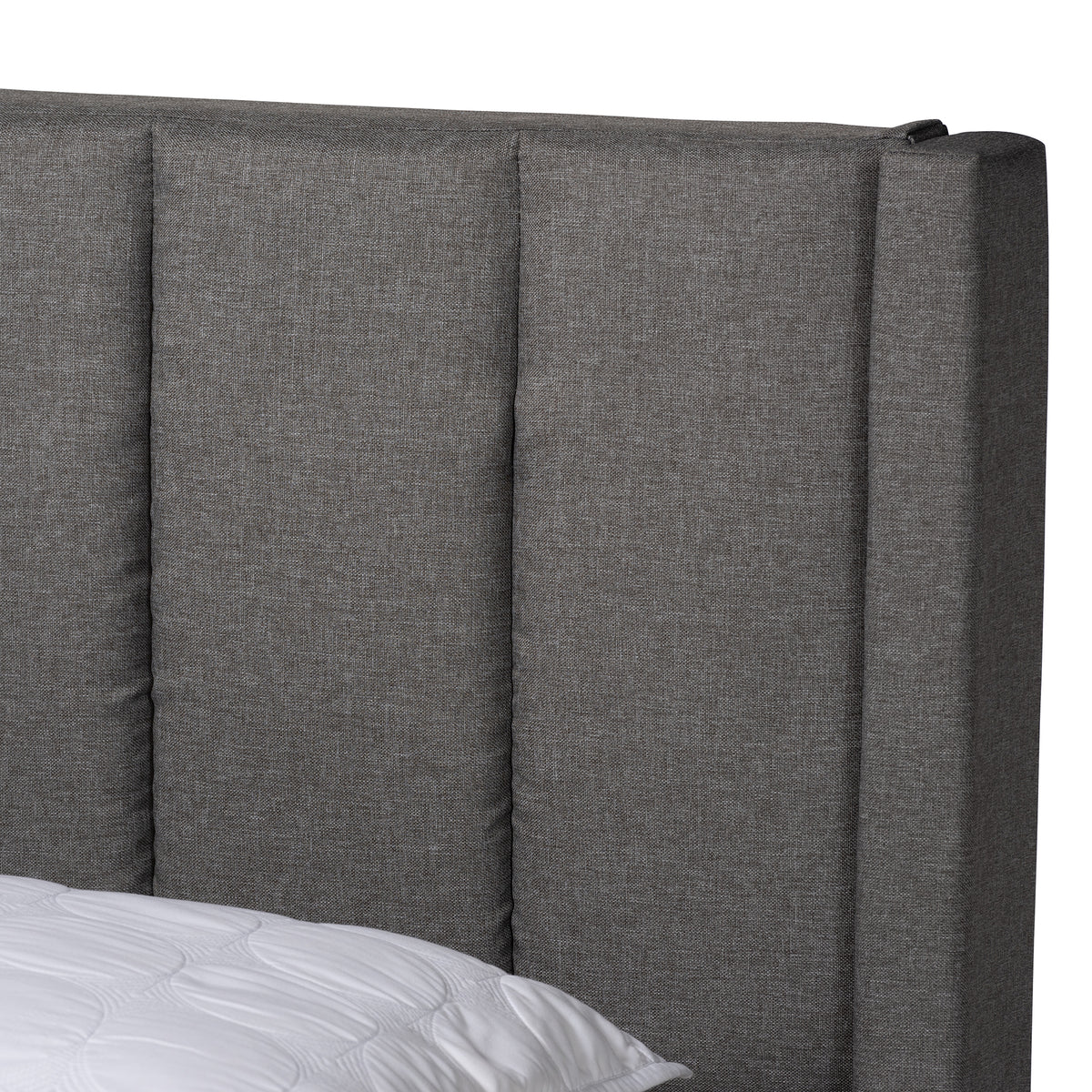 Baxton Studio Coronado Mid-Century Modern Transitional Beige Fabric Full Size 3-Drawer Storage Platform Bed | Beds | Modishstore - 17